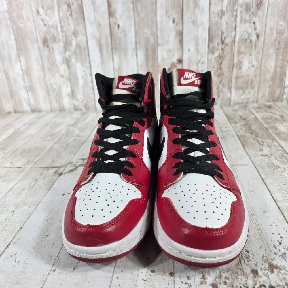 Nike Air Jordan 1 Retro High OG Chicago 2015 Mens 7 Varsity Red 575441-101